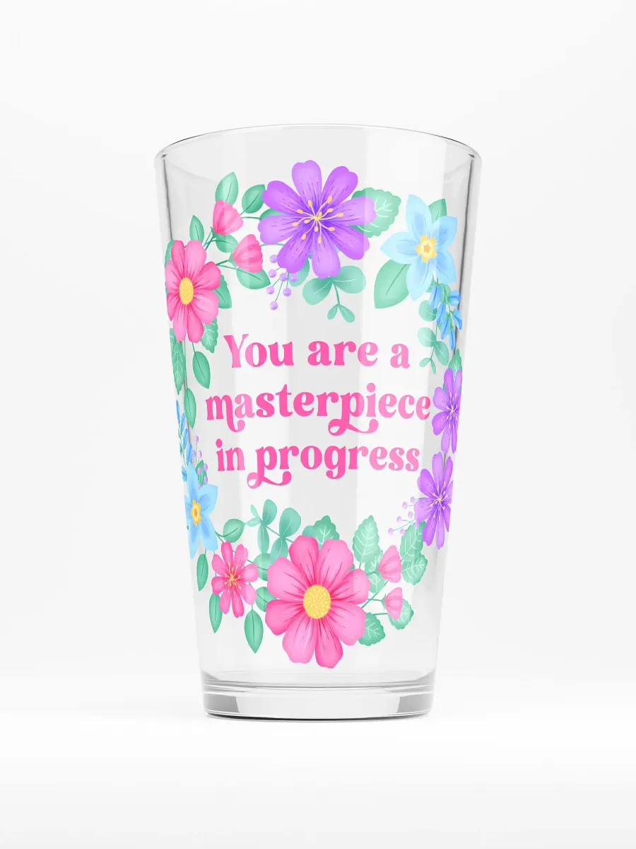 You are a masterpiece in progress - Motivational Tumbler product image (1)