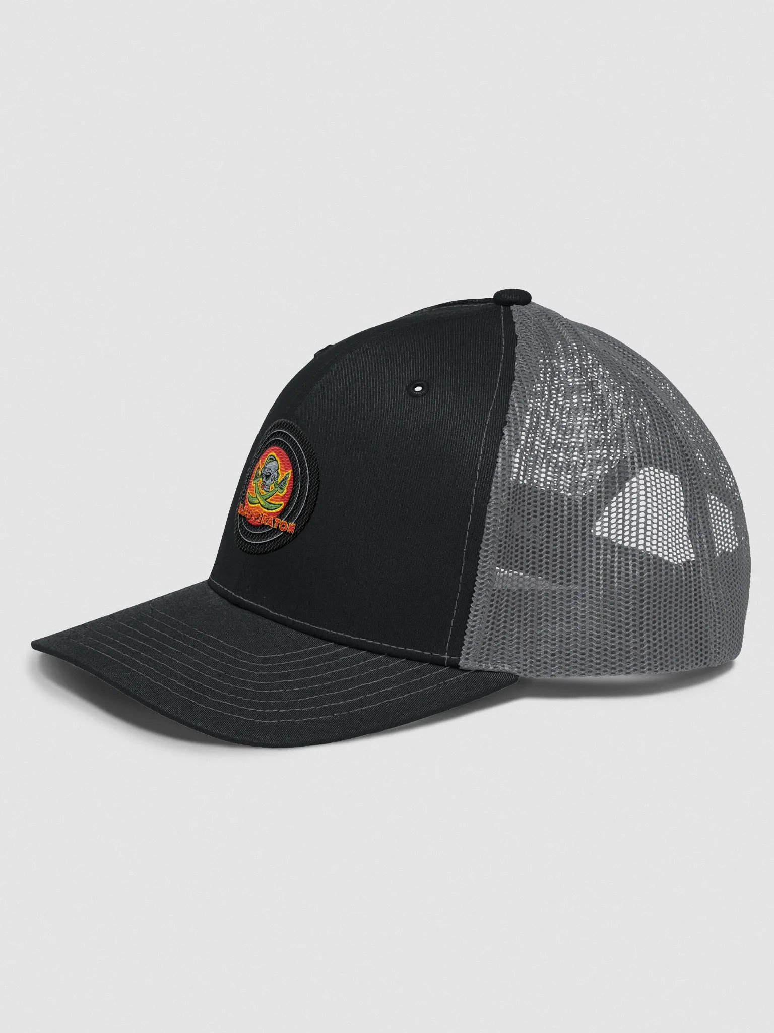 RADIO PIRATON TRUCKER HAT (Grey Mesh) product image (2)