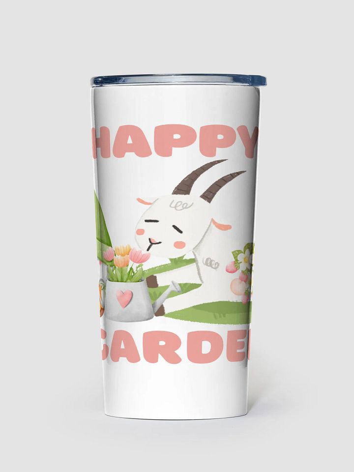 Gnome and Goat Happy Garden Tumbler product image (1)