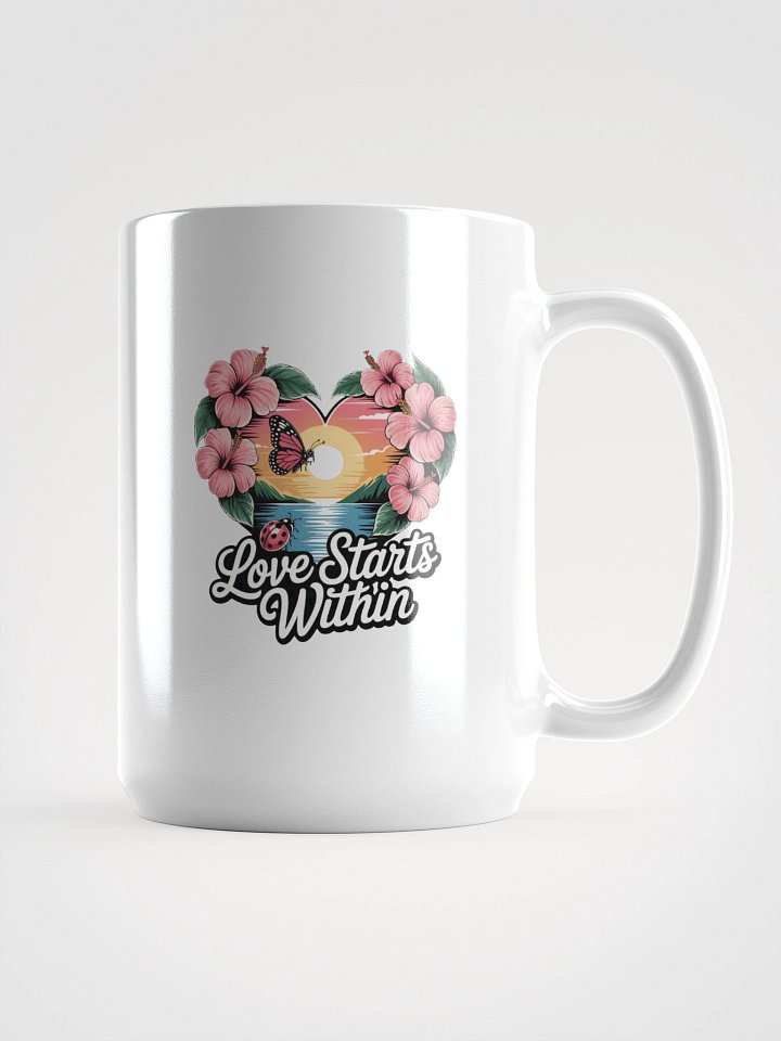 Love Starts Within Heart Mug product image (1)