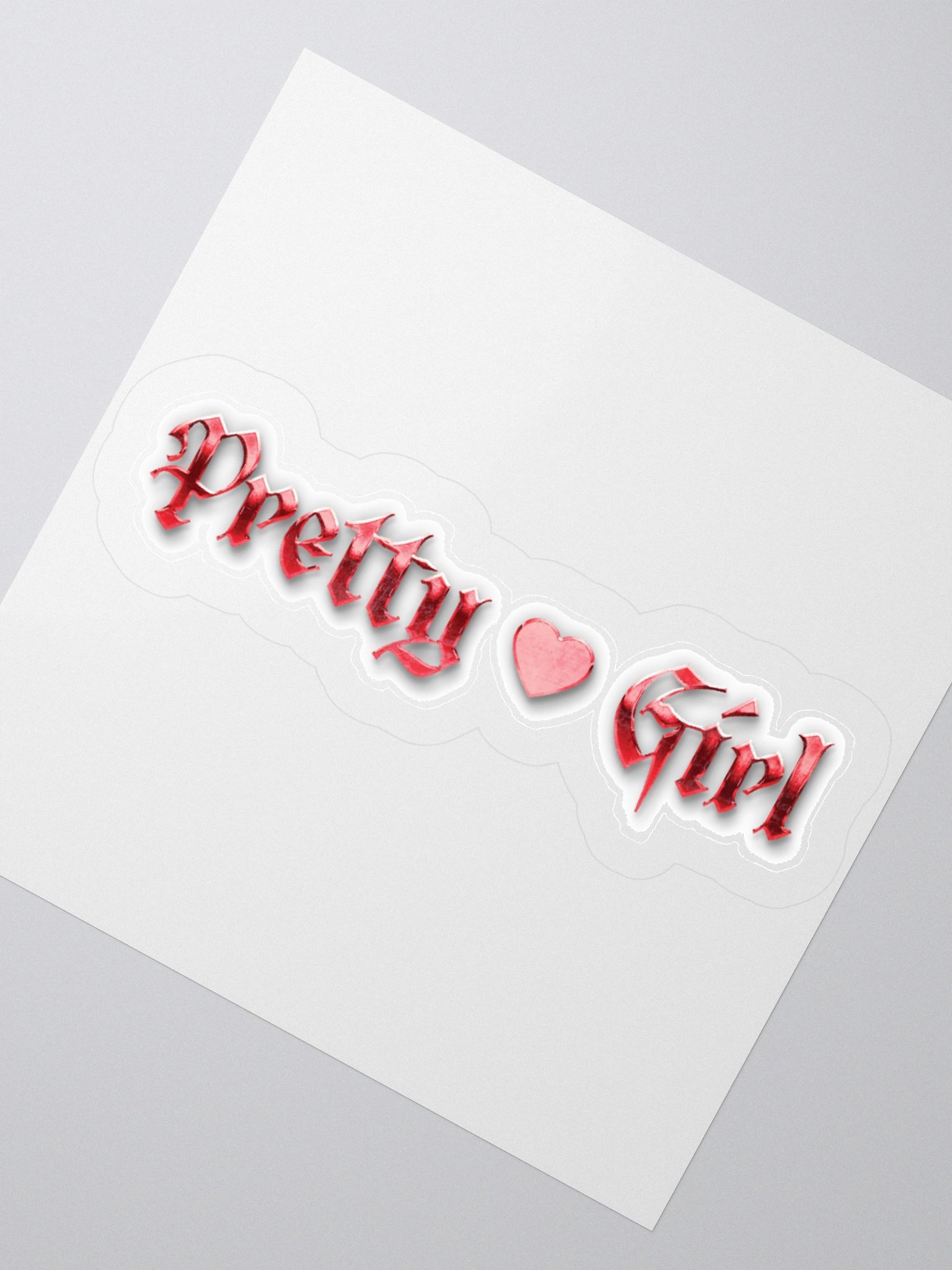 Pretty Girl Heart Sticker product image (5)