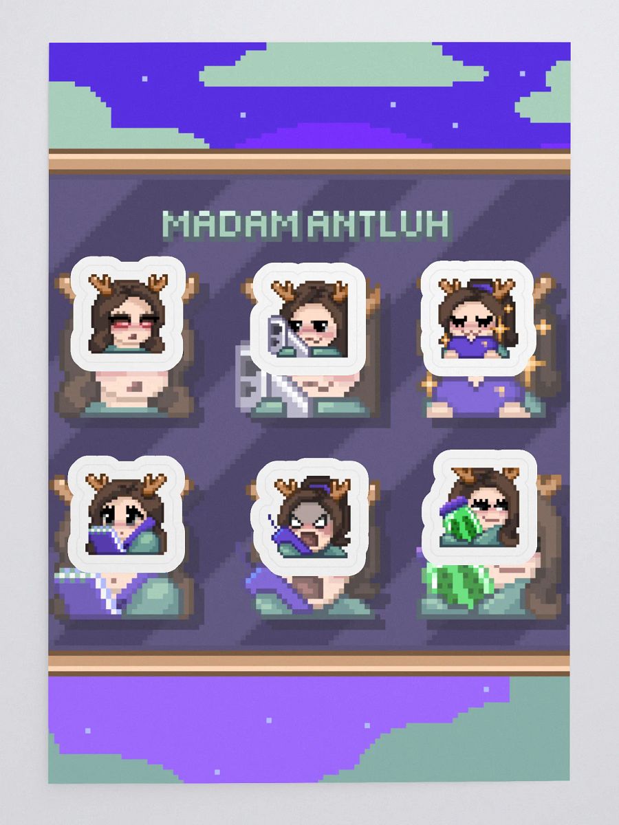 Antluh Emote Sticker Sheet product image (1)