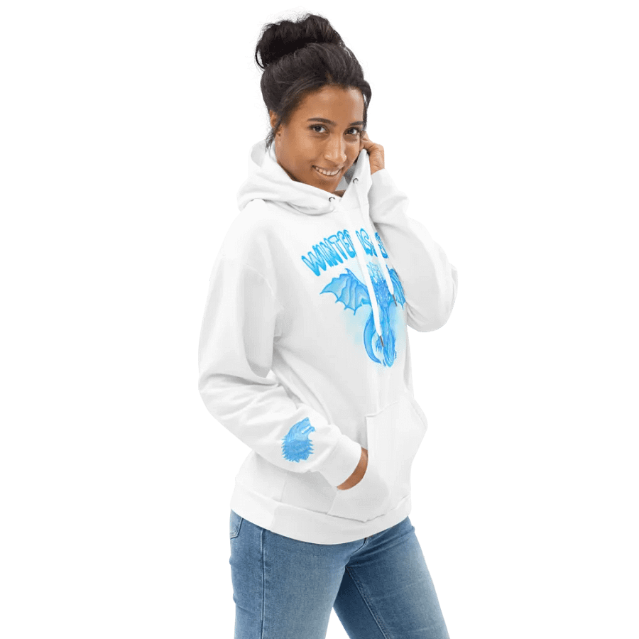 White Winter is Here Hoodie - Front product image (6)