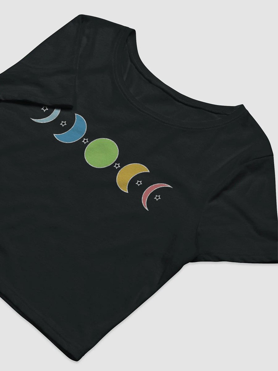 Phasing Through the Moon Queer Pride Crop Tee product image (10)