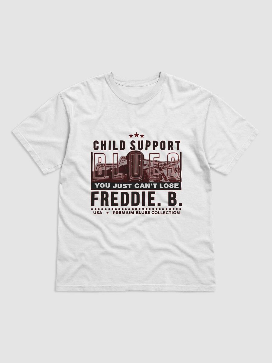 Official Freddie B. Child Support Blues Tee (Non-Faded Blues Edition) product image (1)