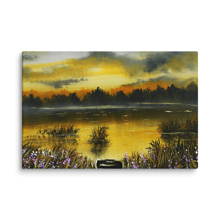 Lonely Boat at Sunrise product image (2)