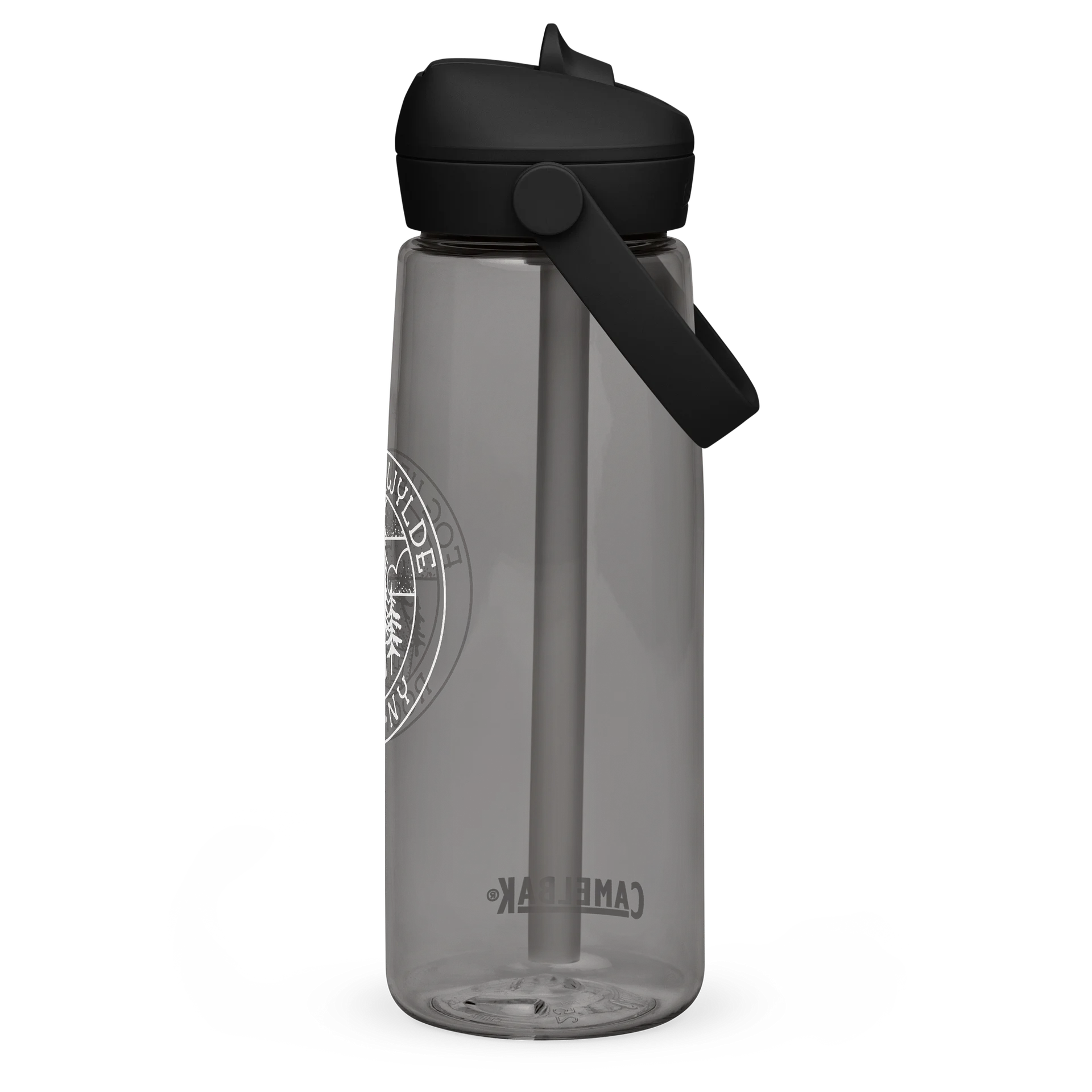 Classic Seal in White | Flip Straw Water Bottle product image (3)