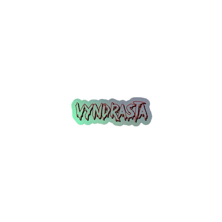 Bloody Vyndrasta holographic sticker product image (2)