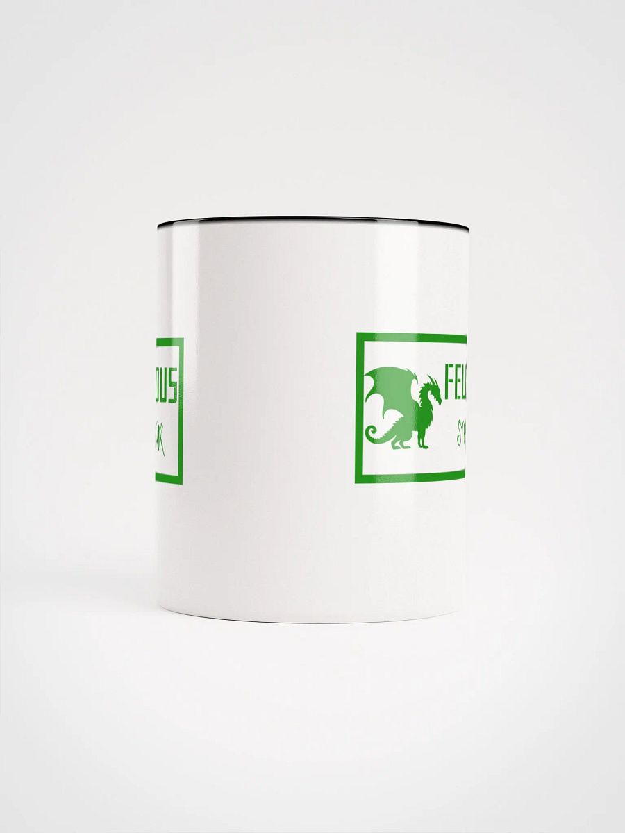 Felonious Streetwear Dragon Green Logo Ceramic Mug product image (57)