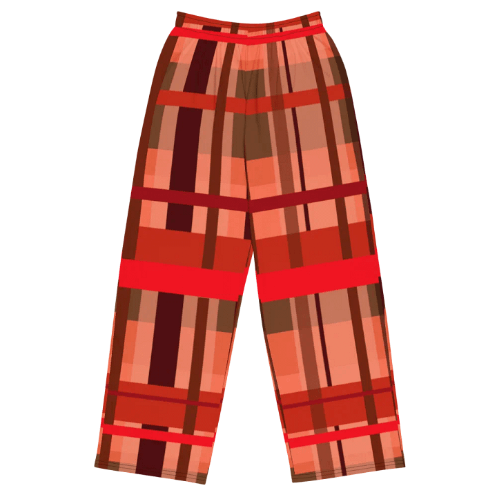 Fall Plaid Wideleg Pants product image (2)