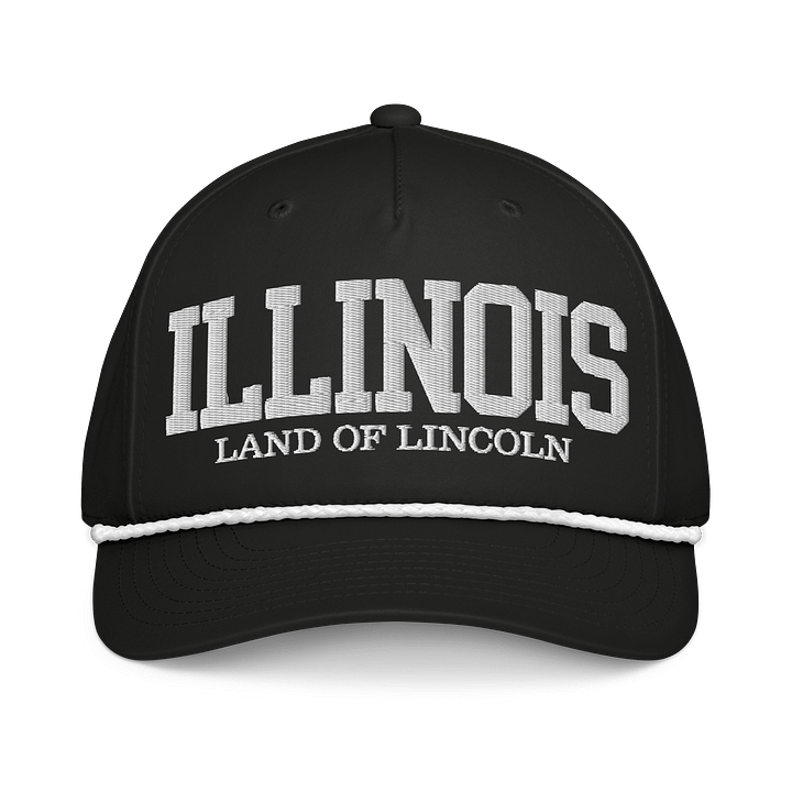 Illinois Land of Lincoln Braided Cap product image (1)
