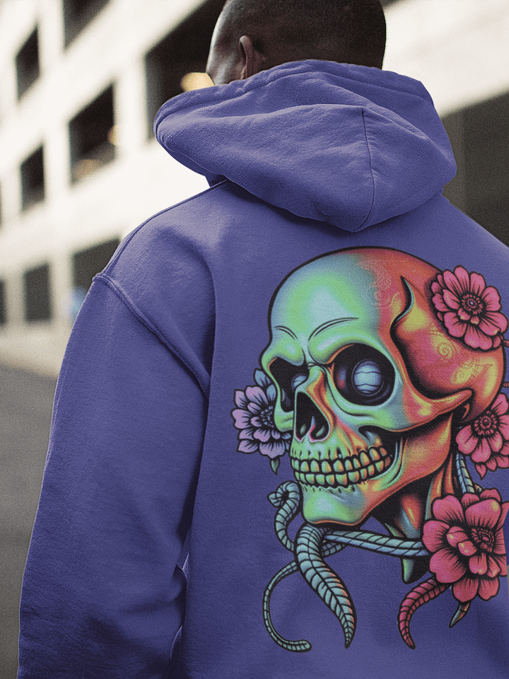 Rebel Bloom Unisex Hoodie - Violet product image (1)