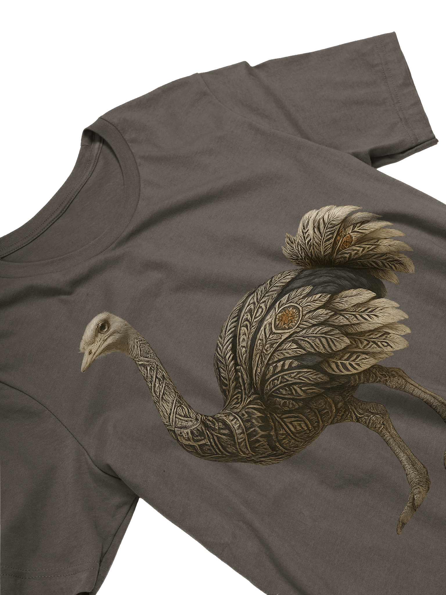 Elegant Ostrich Artistry T-Shirt product image (31)