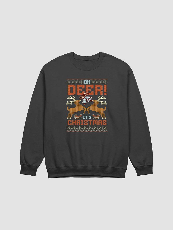 Ugly Christmas Sweater Reindeer Crewneck product image (1)