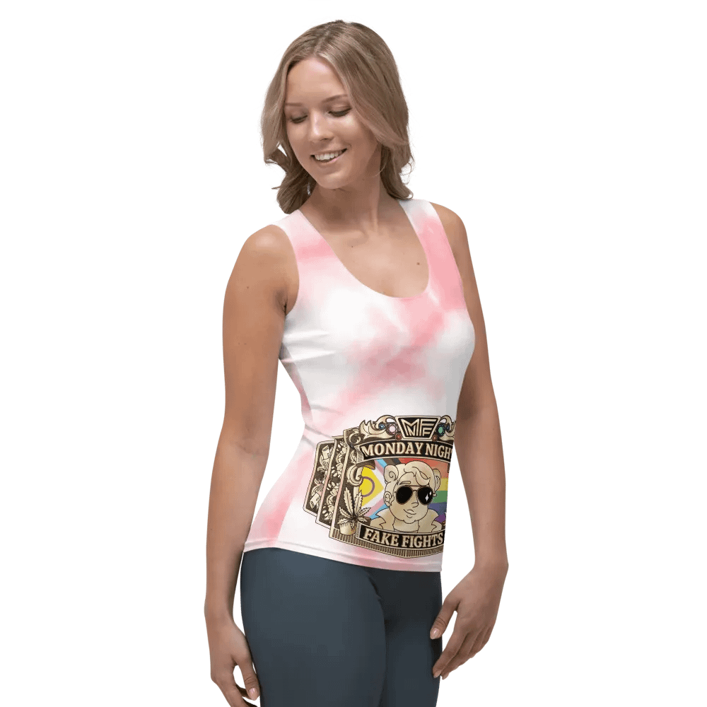 MNFF Title Belt Pink Tie Dye 