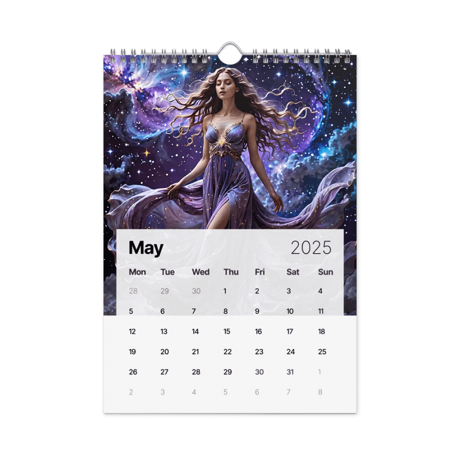 Celestial Goddess in the Cosmic Realm calendar 2025 product image (10)