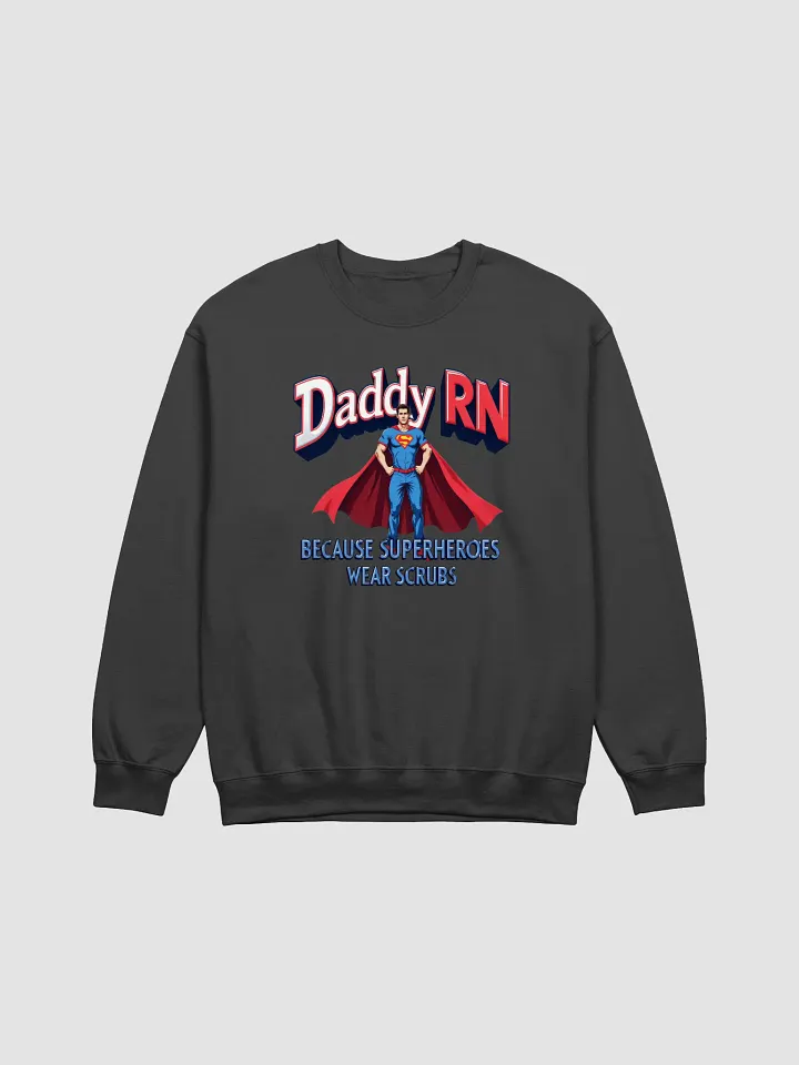 Daddy RN Superhero Crewneck Sweatshirt product image (8)