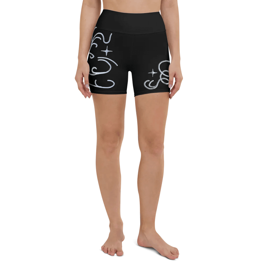 Metallic Whimsy Yoga Shorts product image (10)