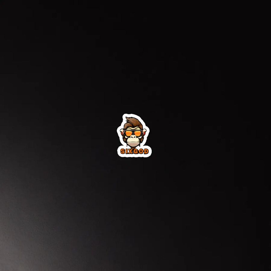 SIXGOD Monkey Shades Die-Cut Magnets product image (5)