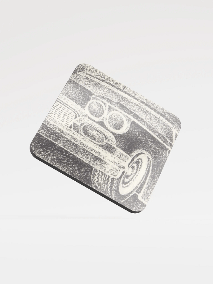 B&W Car coaster product image (1)