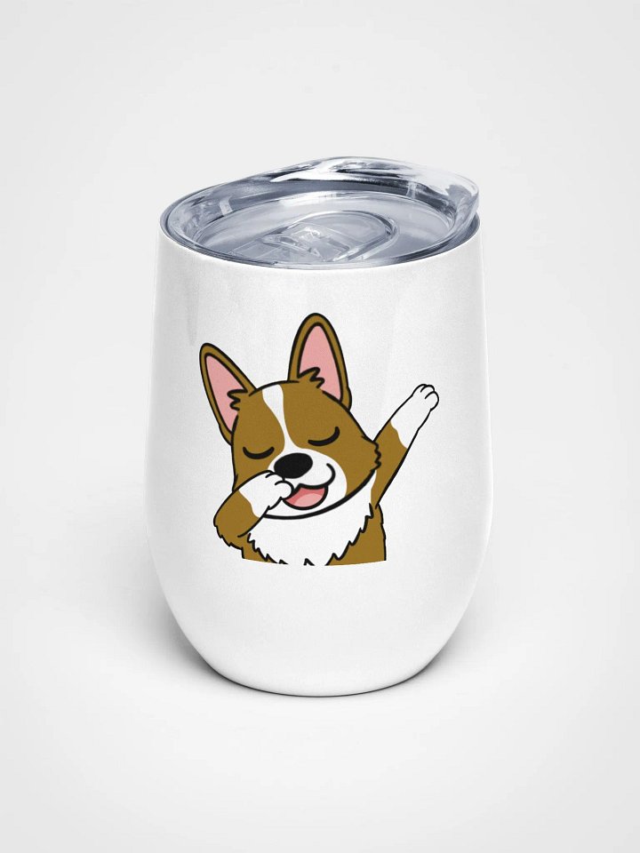 Dabbing Corgi Wine Tumbler product image (1)