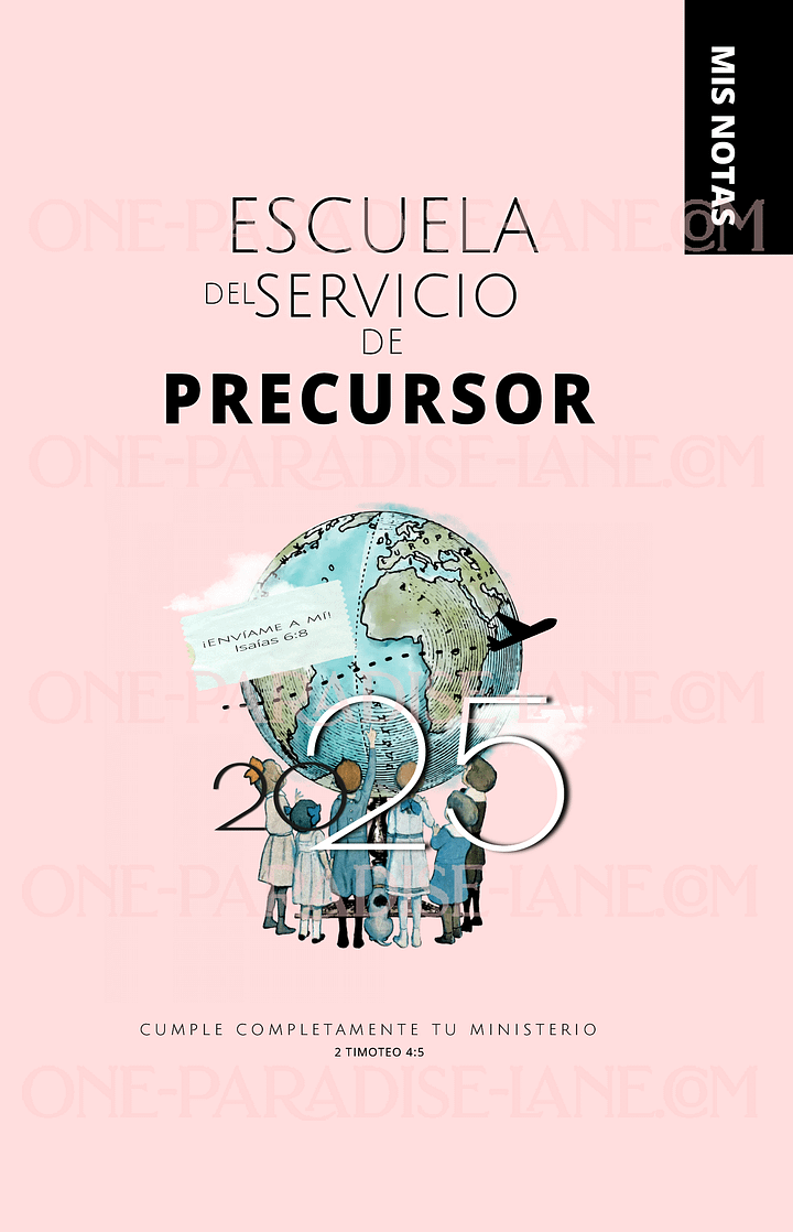 2025 Escuela del Servicio de Precursor | Globo Vintage | Rosado Empolvado product image (1)