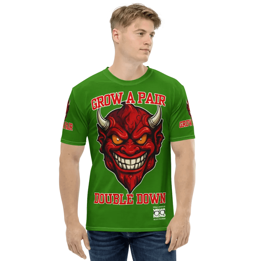 Grow A Pair - Double Down AOP Polyester Tee product image (3)