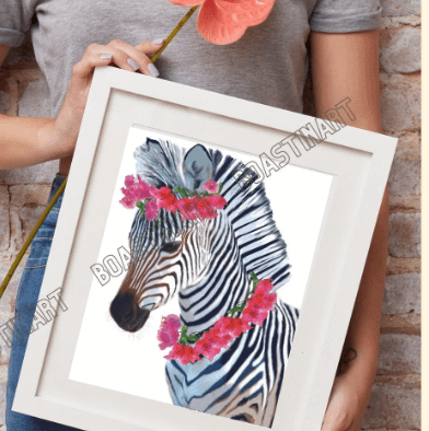 Baby Zebra for Nursery Printable product image (1)