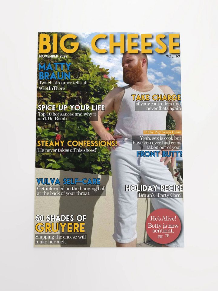 Big Cheese Magazine Vol. 69 Art Print product image (1)
