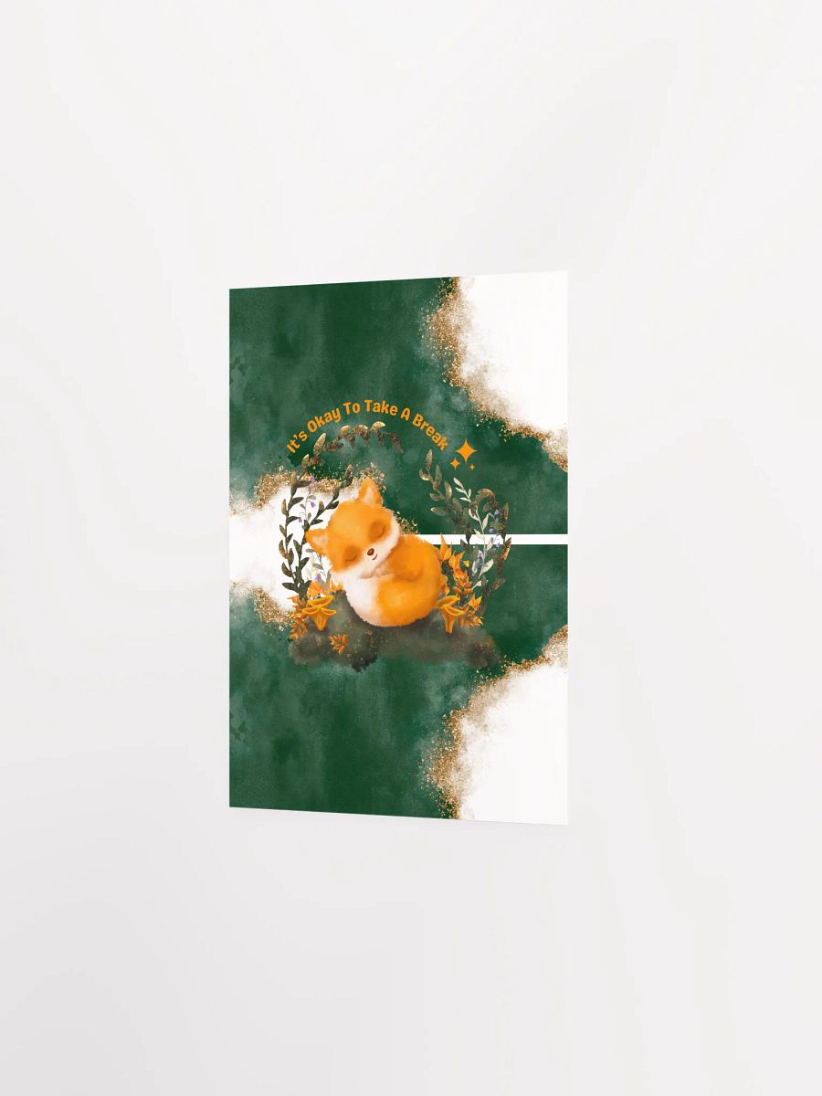 Fox Relaxation Matte Poster product image (2)