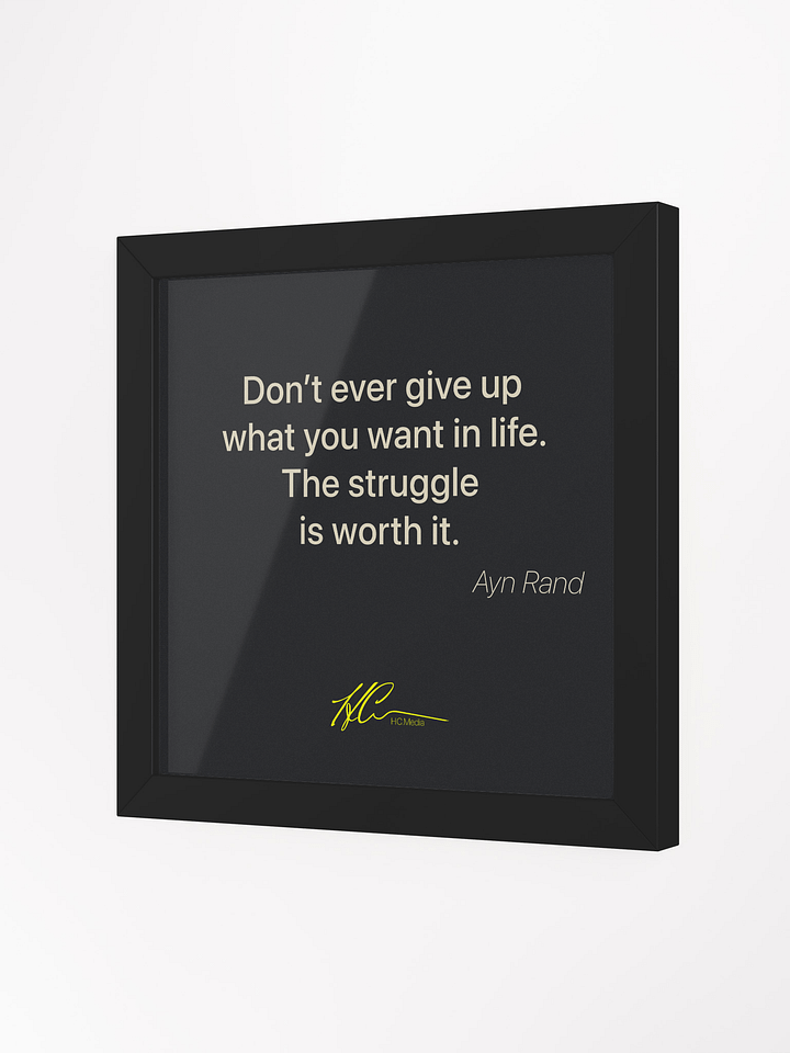 Ayn Rand Q3 - Framed Poster product image (2)