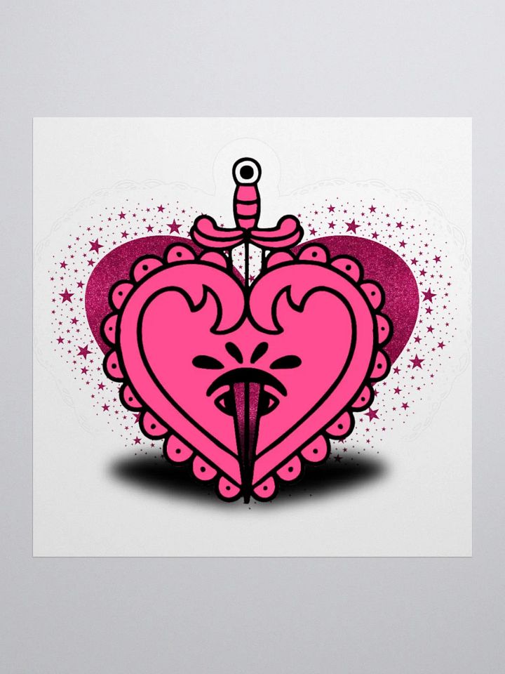 Heartbreak Warrior Stickers product image (1)