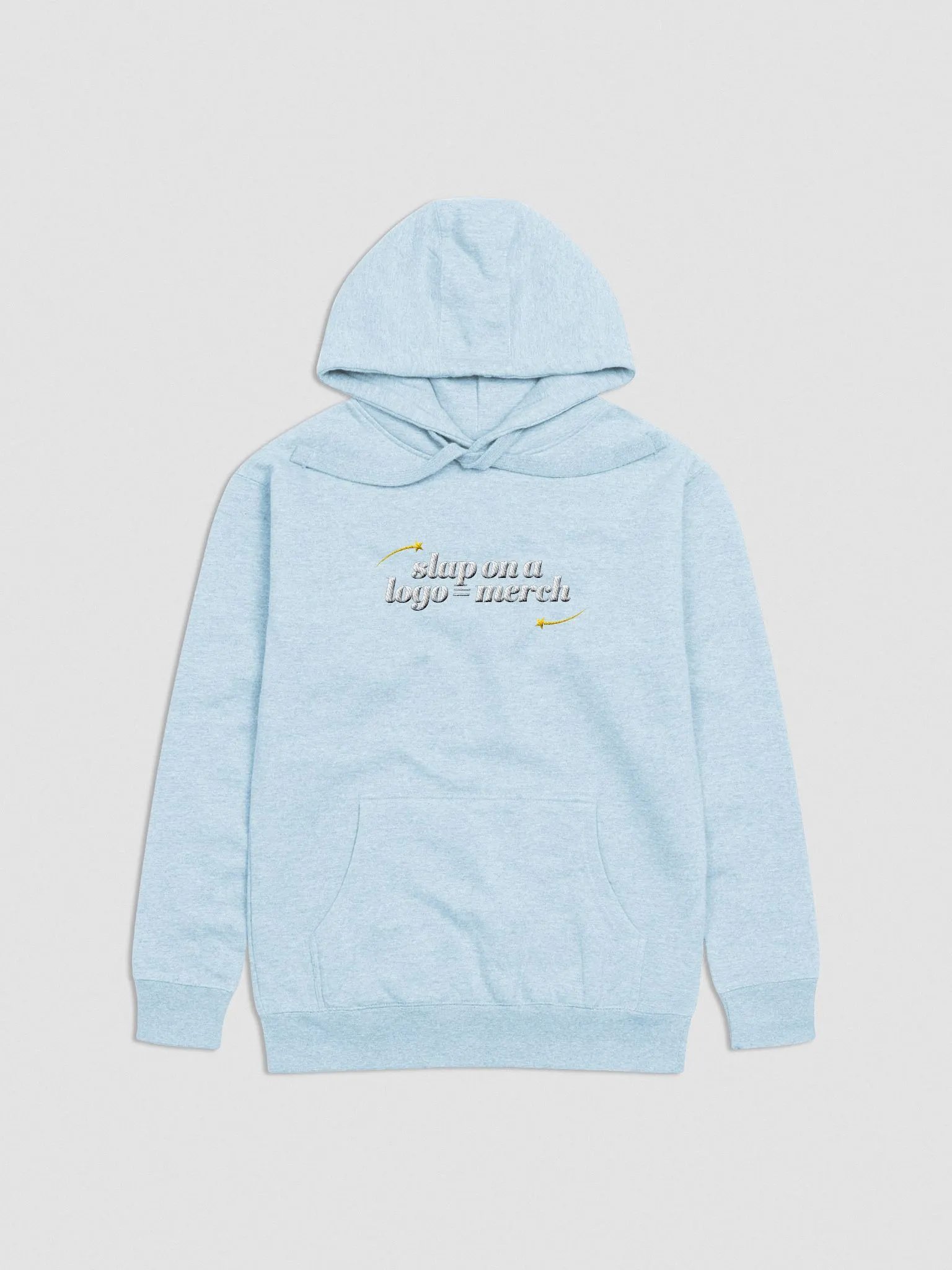 "Slap On A Logo = Merch" Unisex Hoodie product image (3)