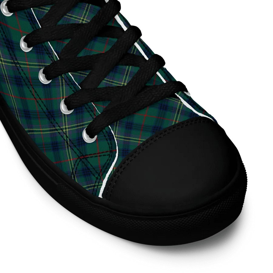 Kennedy Tartan Men's High Top Shoes product image (11)