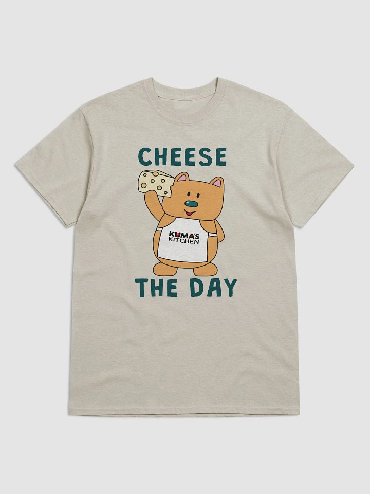 Cheese the Day Cartoon T-shirt product image (1)