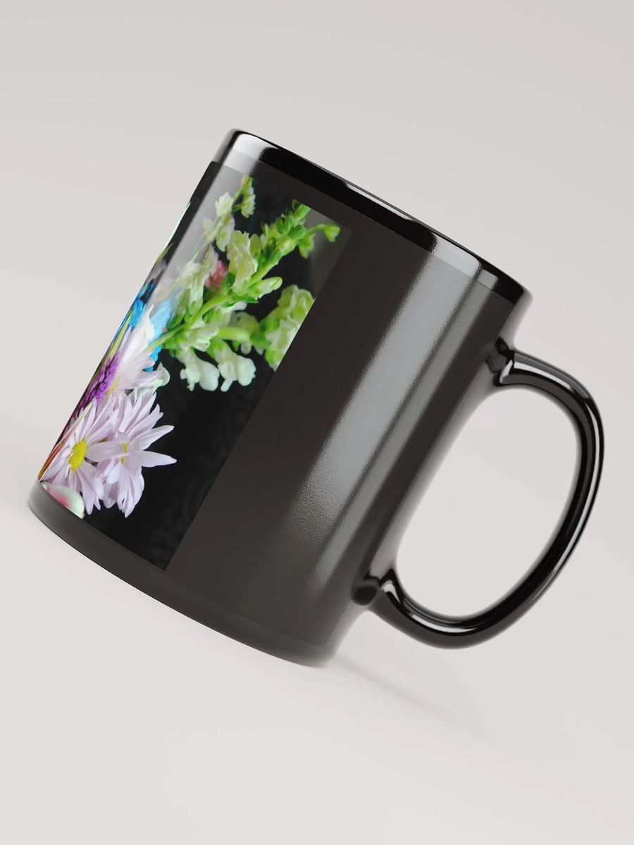 Flowers 292 Black Coffee Mug product image (5)