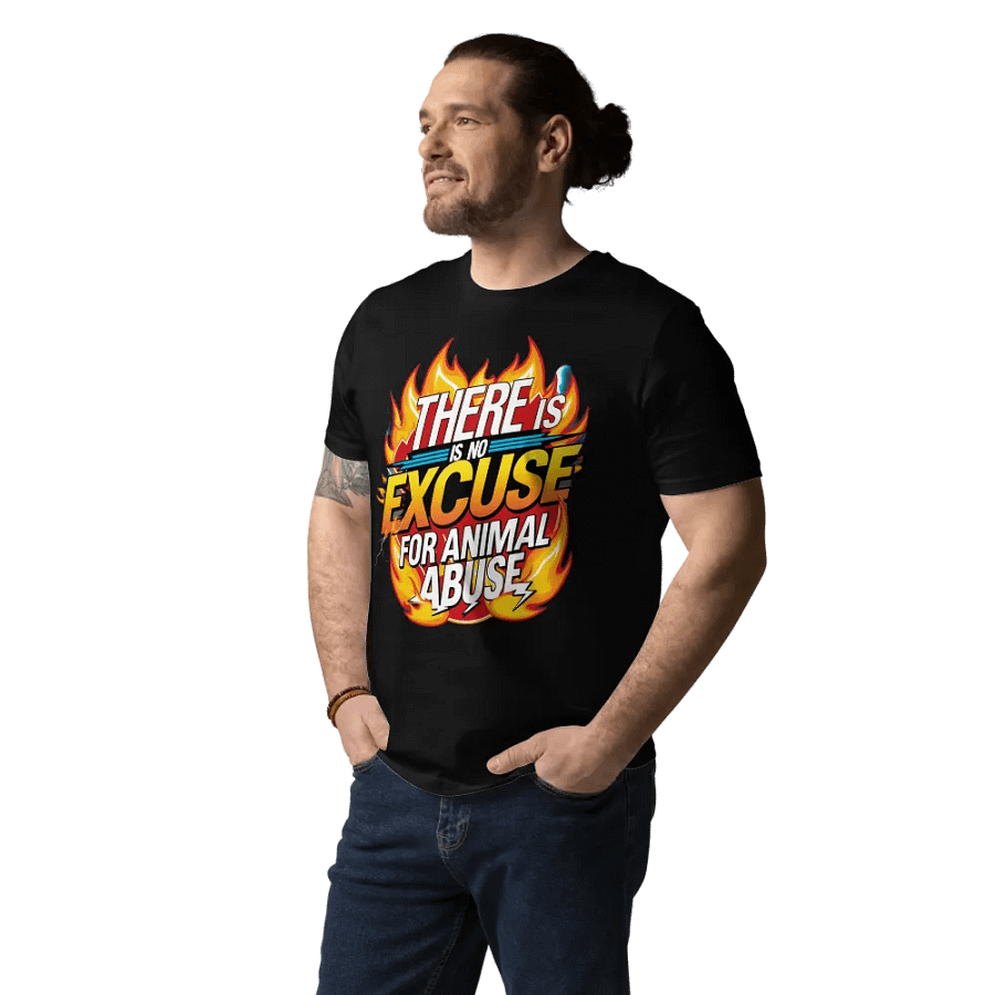 Flaming Message Organic Tee product image (12)