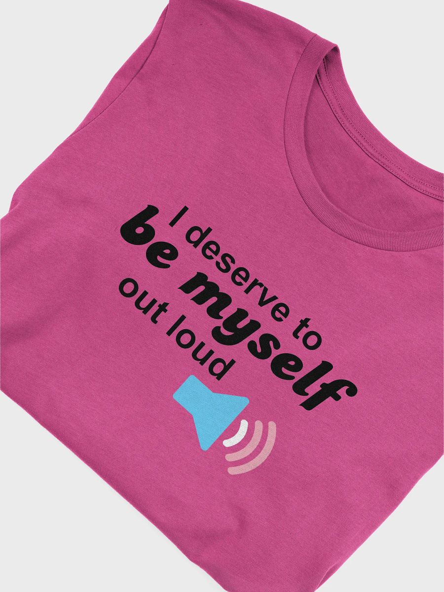 Be Myself Out Loud Trans T-Shirt product image (5)
