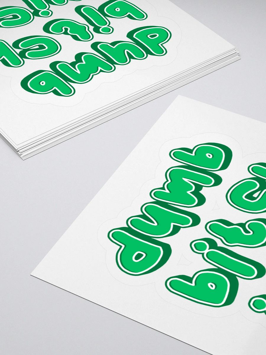 Dumb Bitch Juice Sticker - Green product image (4)