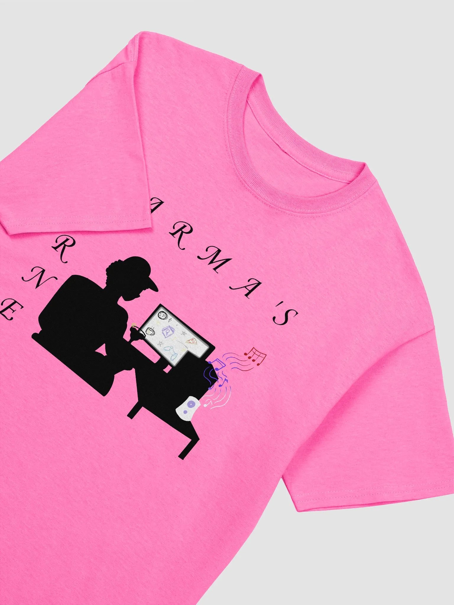 Karma's Korner Shirt 2 Blk Text product image (3)