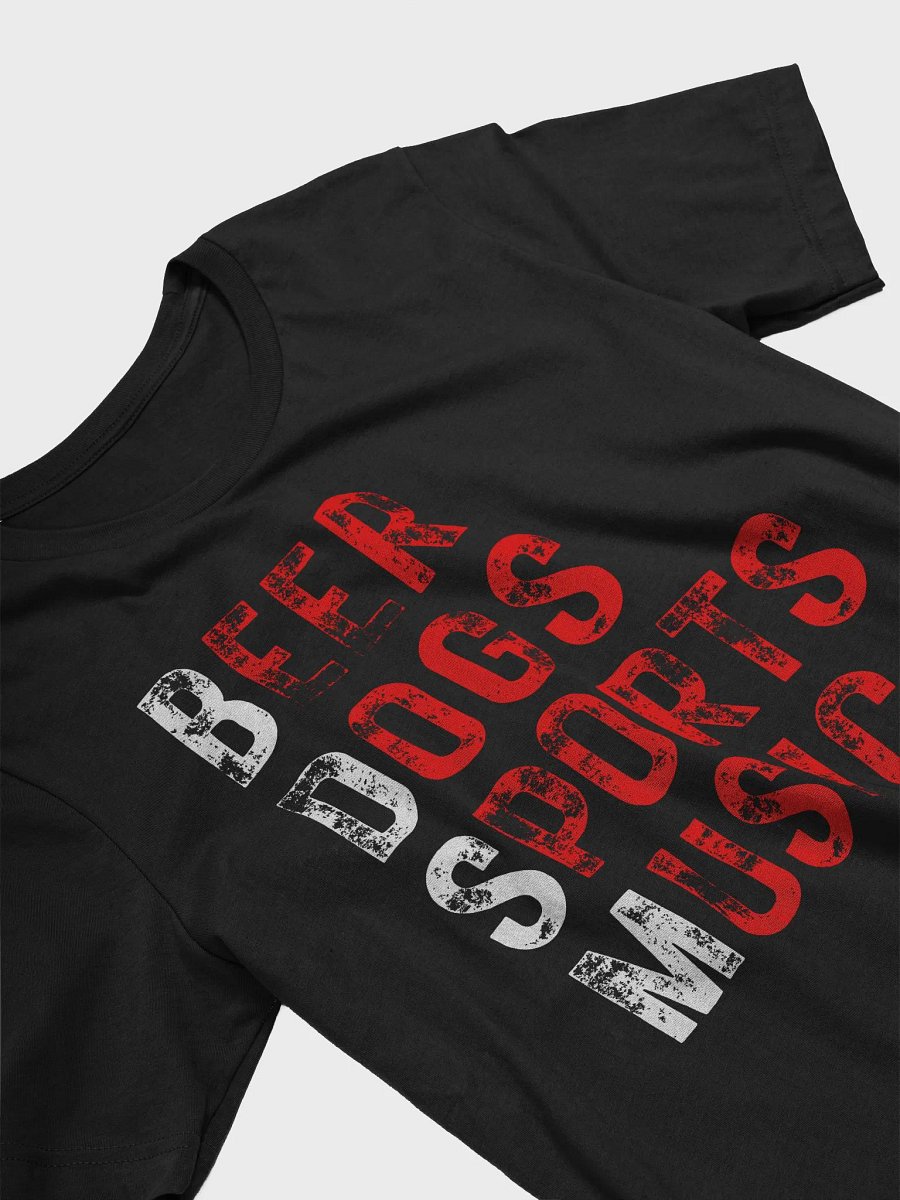 Beer Dogs Sports Music T-Shirt - Funny Red BDSM Gift Tee product image (3)