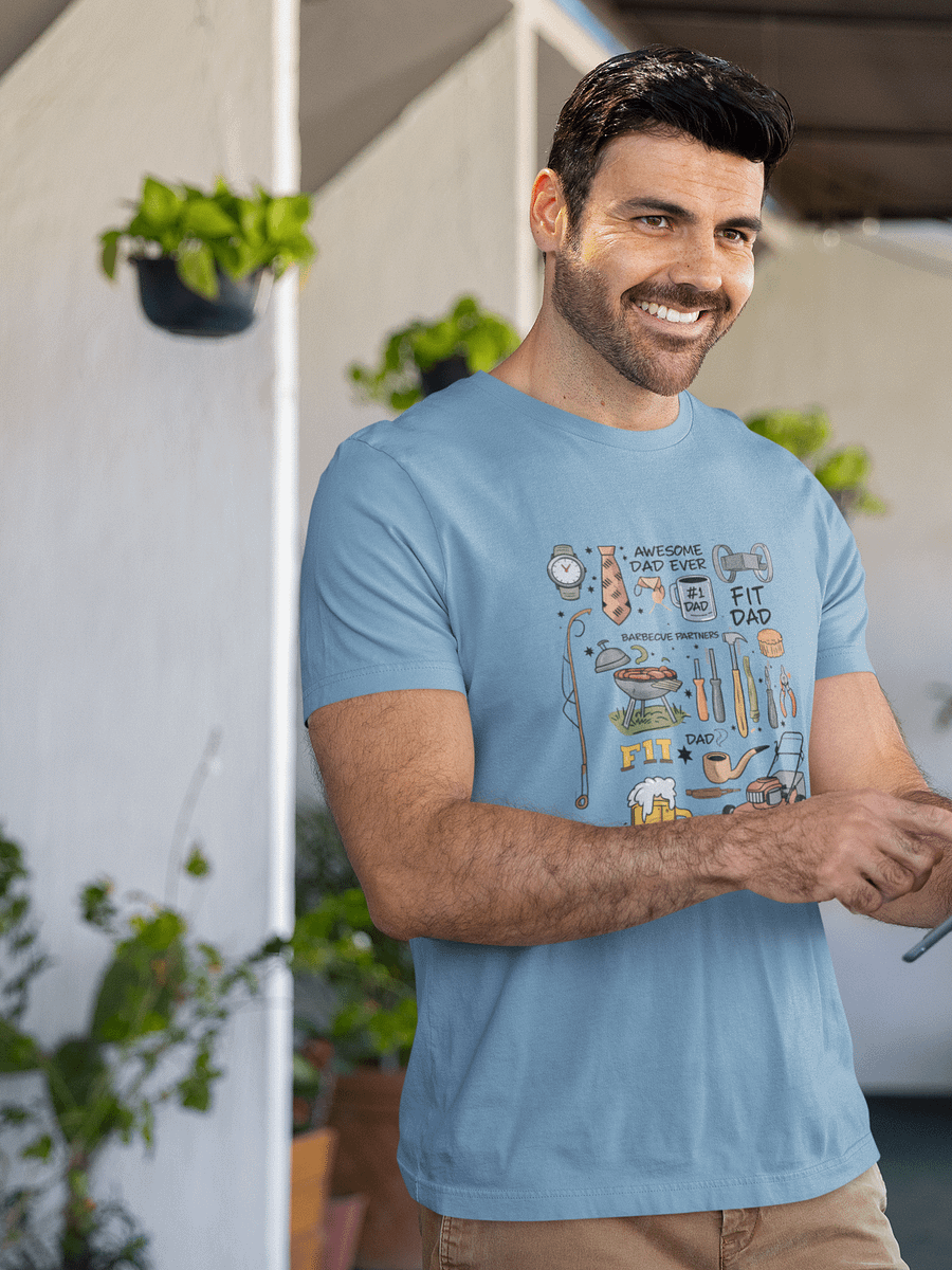 Dad's Favorite Things T-Shirt Fathers Day Bella Canvas product image (1)