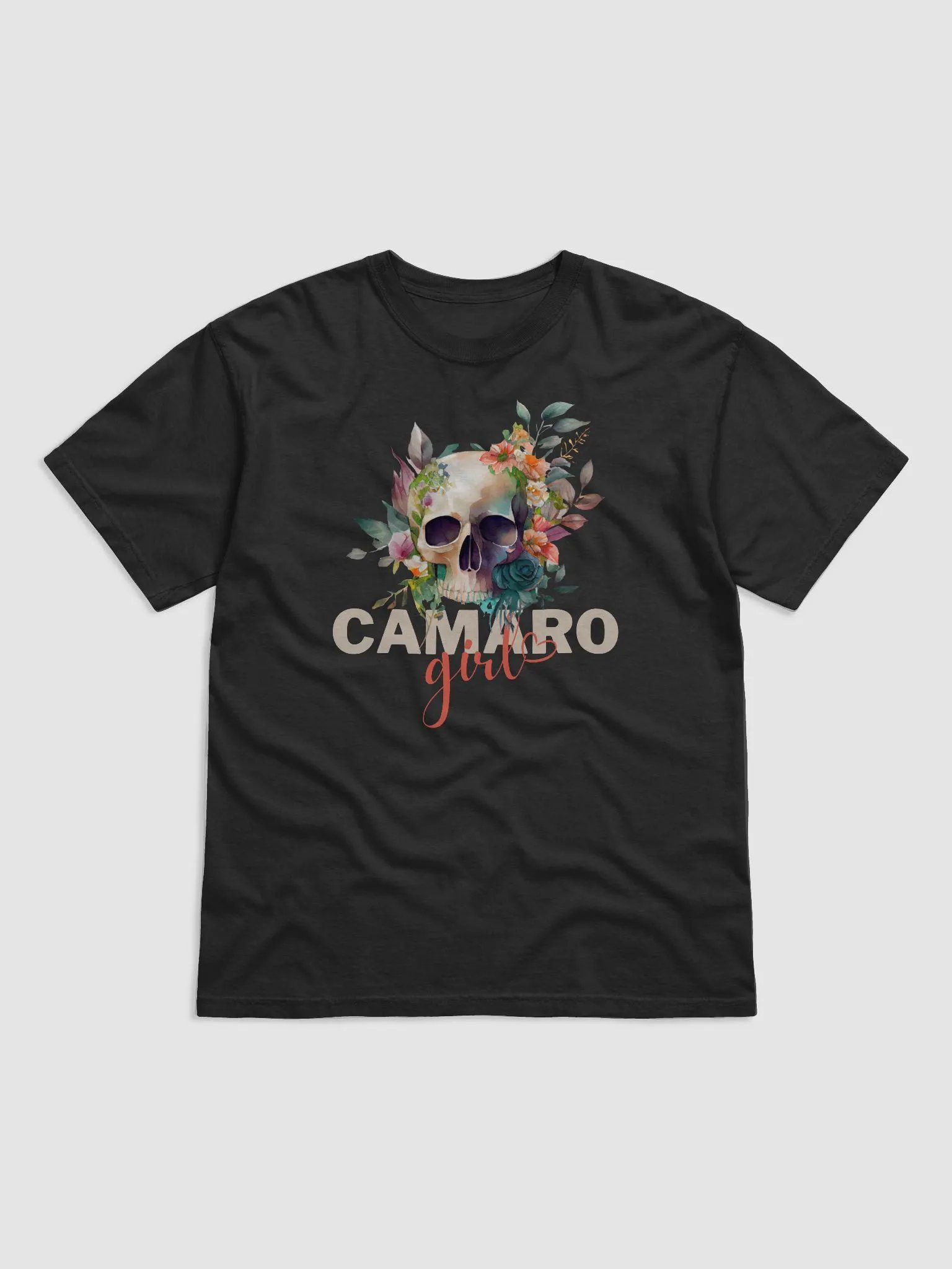 Floral Crowned Skull Graphic Tee product image (2)