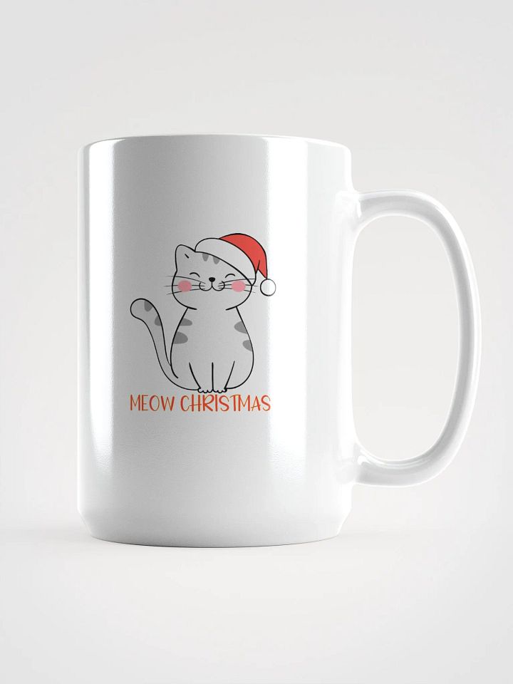 Meow Christmas White Glossy Mug product image (1)
