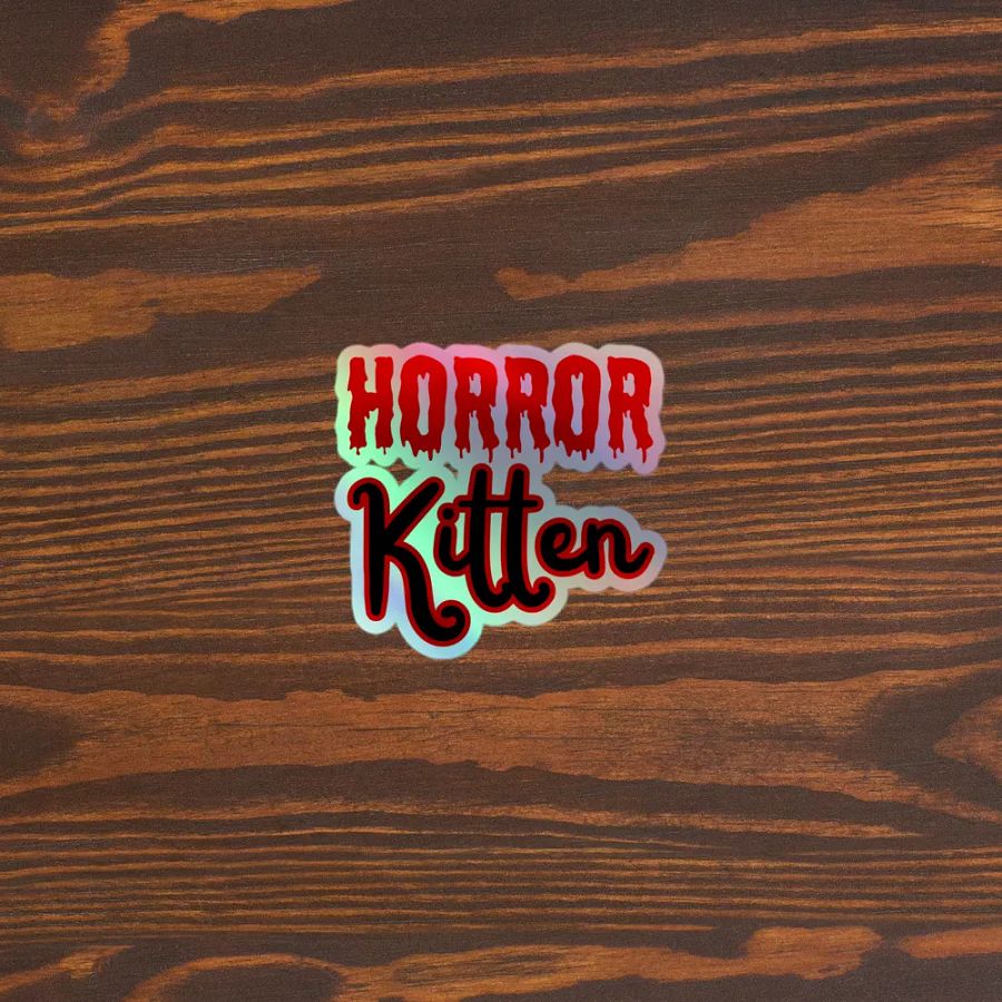 Horror Kitten Holographic Sticker product image (5)