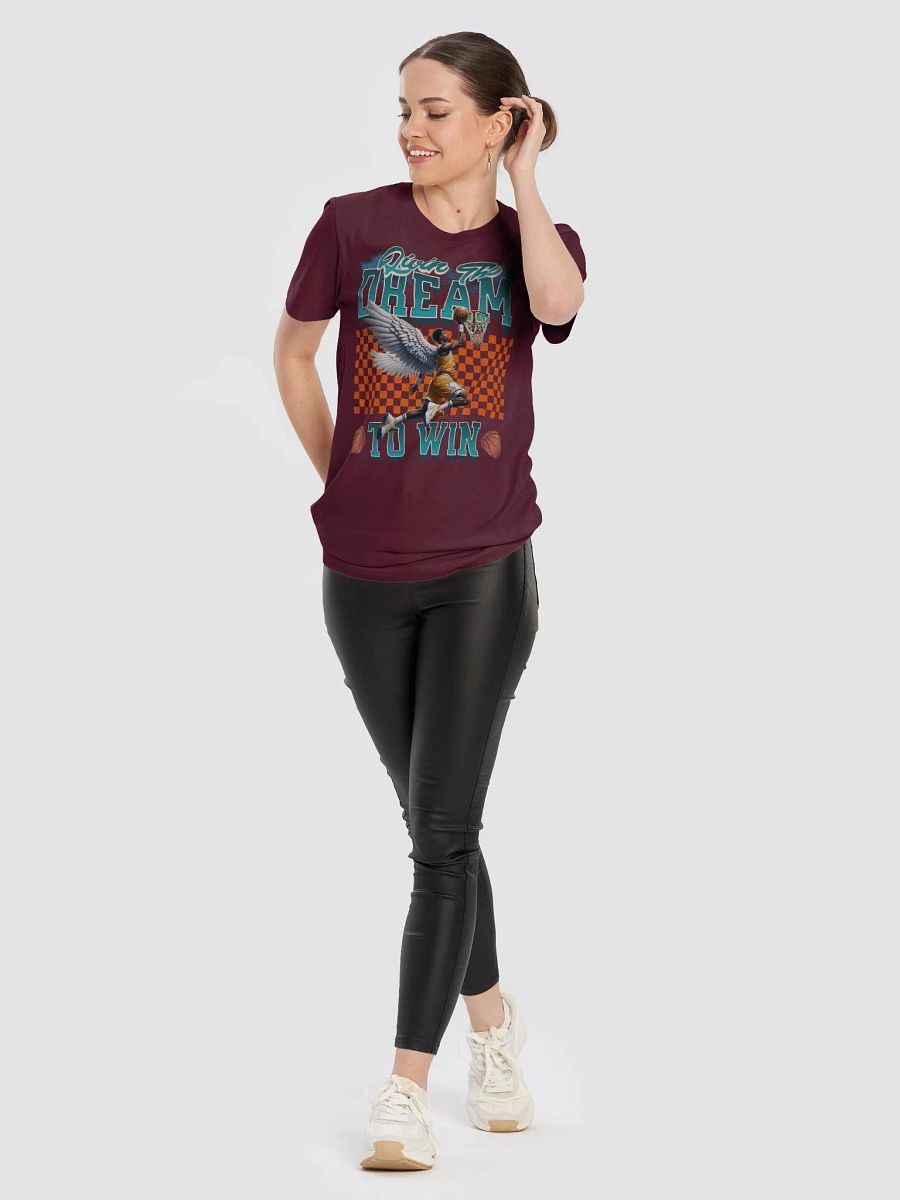Livin The Dream To Win Basketball Hoops Angelic T-Shirt product image (6)