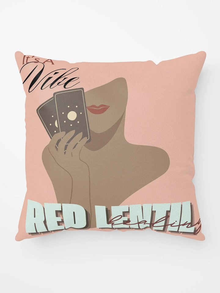 Red Lentil All-Over Print Pillow | Tarot product image (2)