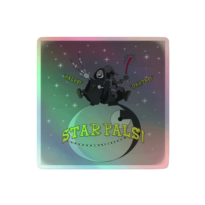 Darthy & Palpy Holo Sticker product image (2)
