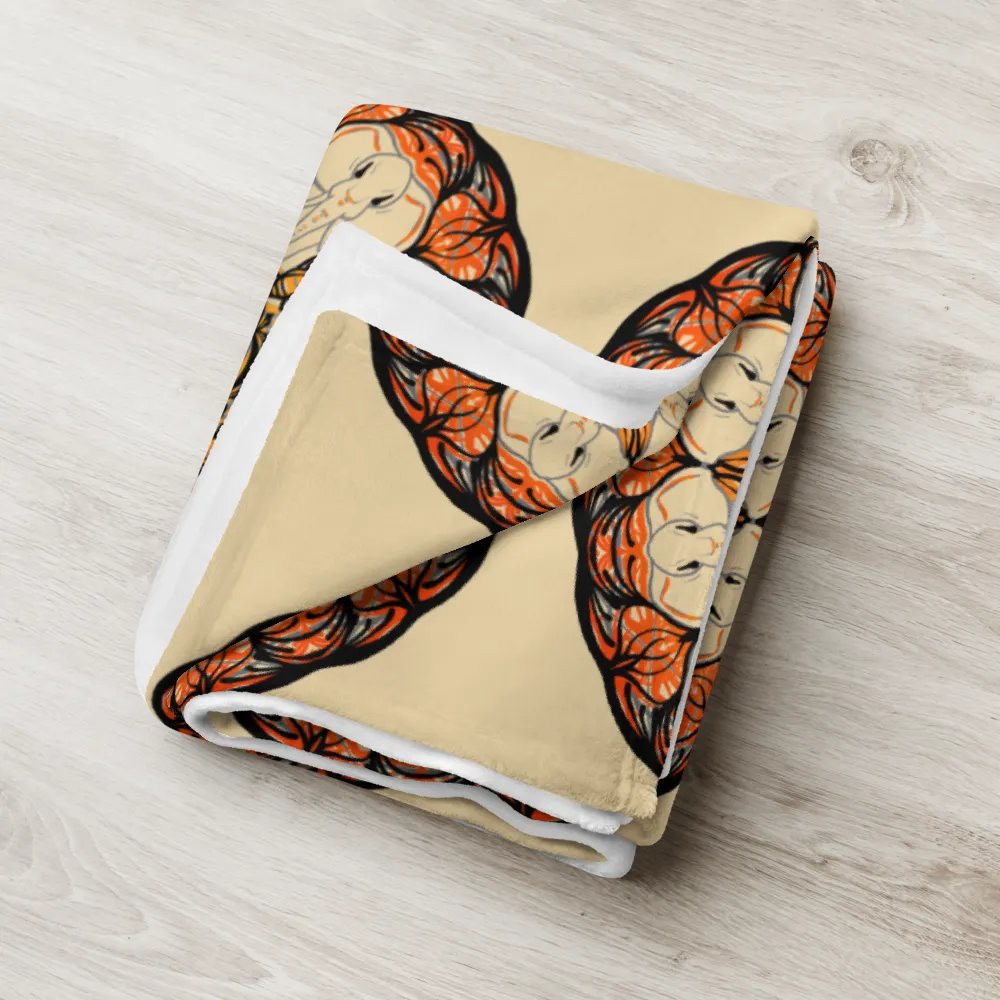Mandala Elephants Throw Blanket product image (3)