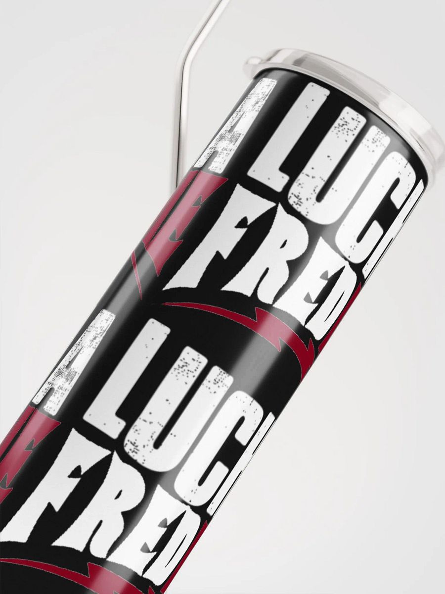 LuchaFredDIE logo tumbler product image (5)